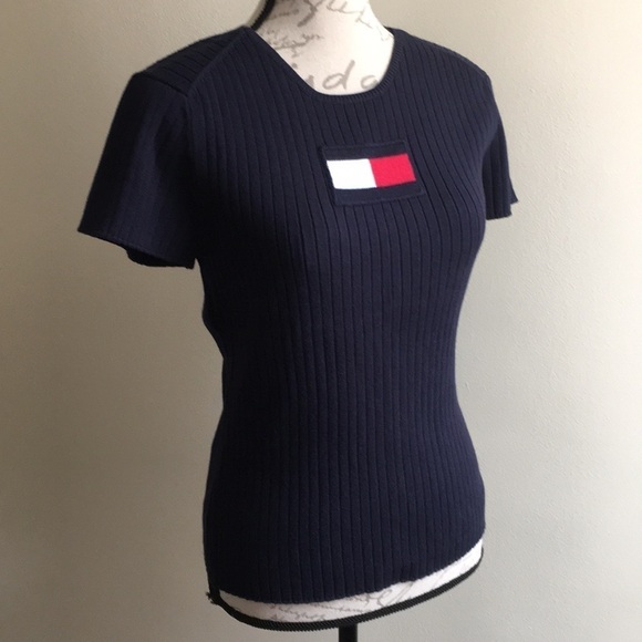 Vintage Tommy Hilfiger Jeans Women’s Top L - Picture 6 of 6
